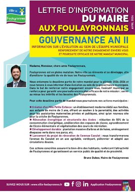 Lettre aux Foulayronnais Nouvelle Gouvernance_web